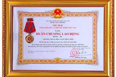 Hình ảnh tư liệu Trường THCS Trực Thái